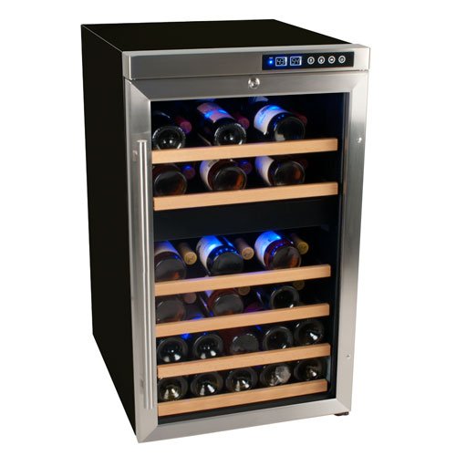 Best Wine Refrigerator - EdgeStar 34 Bottle Free Standing Dual Zone Wine Cooler