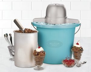 best ice cream maker - Nostalgia ICMP400BLUE Vintage Collection Ice Cream Maker