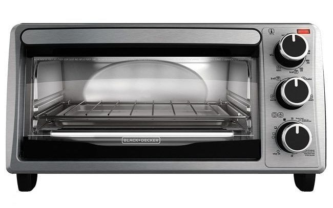 best toaster oven review - Black & Decker TO1303SB 4-Slice Toaster Oven