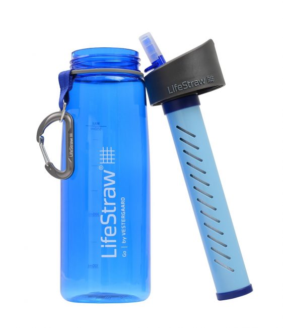 LifeStraw Go Water Bottle with Integrated 1,000 Liter LifeStraw Filter 