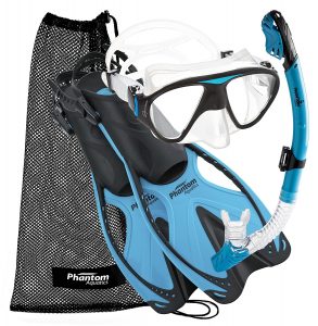 Best Snorkeling Set Review - Phantom Aquatics Adult Speed Sport Mask Fin Snorkel Set