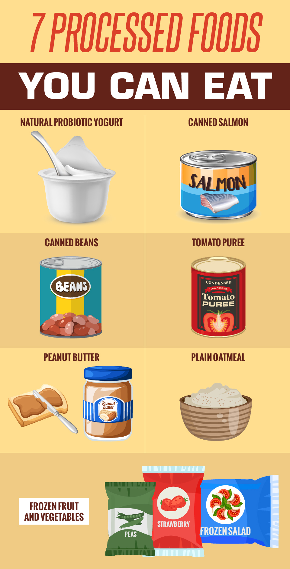 7 Processed Foods You Can Eat