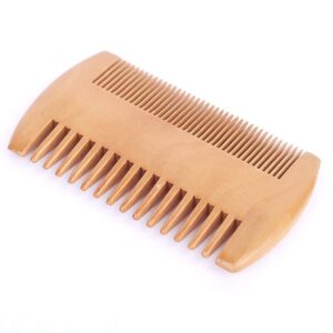 Double-sided beard comb