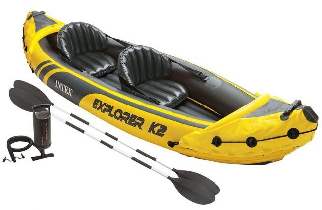 Intex Explorer K2 Kayak, 2-Person Inflatable Kayak Set
