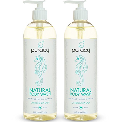 natural mens skin care - Puracy Natural Body Wash