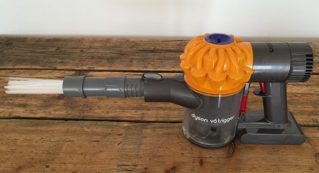 Dust Brush Vacuum Cleaner Remover on the Dyson V6