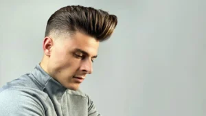 Pompadour haircut