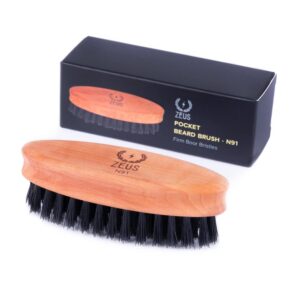 ZEUS Boar Bristle Beard Brush